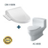 Bồn cầu Inax nắp điện tử AC-4005 + CW-H18VN