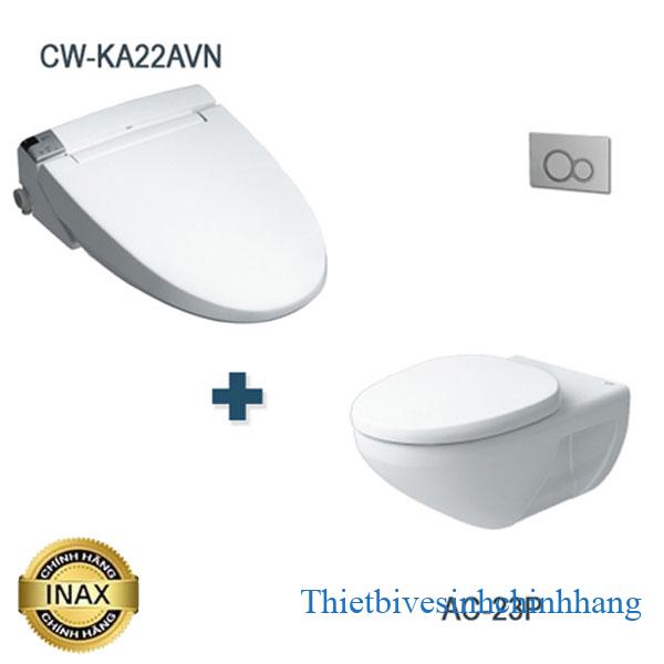 Bồn cầu Inax nắp điện tử AC-23P + CW-KA22AVN Bồn cầu Inax nắp điện tử AC-23P + CW-KA22AVN
