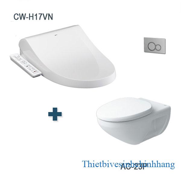 Bồn cầu Inax nắp điện tử AC-23P + CW-H17VN.jpg Bồn cầu Inax nắp điện tử AC-23P + CW-H17VN
