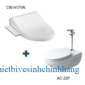 Bồn cầu Inax nắp điện tử AC-22P + CW-H17VN