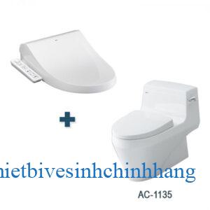 Bồn cầu Inax nắp điện tử AC-1135 + CW-H18VN