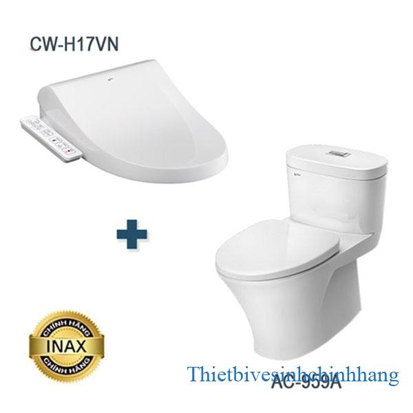 Bồn cầu Inax nắp shower toilet AC-959A + CW-H18VN