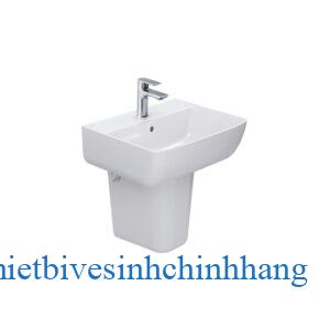 Chậu rửa mặt INAX treo tường một lỗ L-312VFC